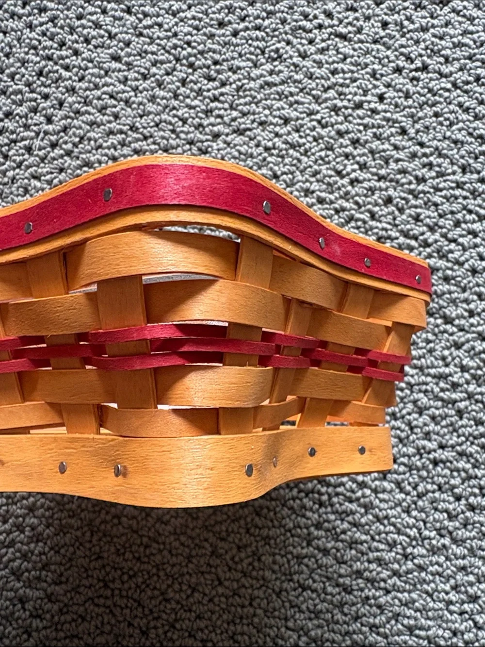 Longaberger 2001 Shining Star Basket and plastic liner insert Like New